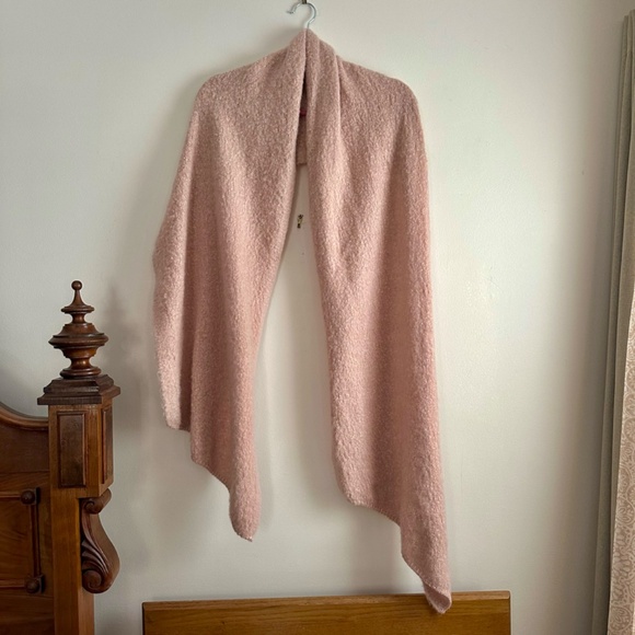 CC • Solid Boucle Knit Scarf in Rose - Picture 1 of 4